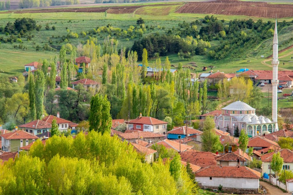 Köy yaşamı ve memleket gezileri – yeşil köy manzarası